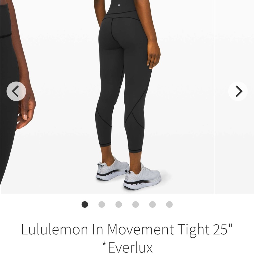 Lululemon In Movement Tight 25” *everlux